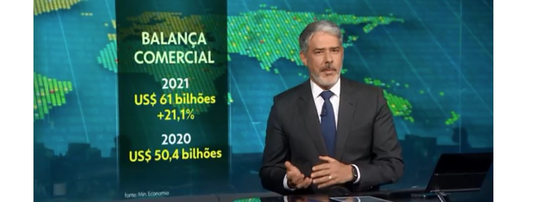 COMÉRCIO EXTERIOR: Balança comercial brasileira fecha 2021 com superávit