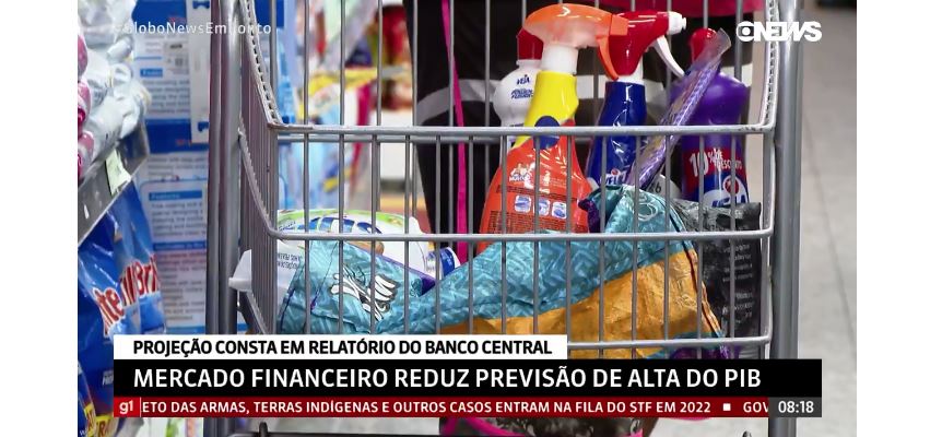 ECONOMIA: Mercado financeiro reduz estimativa de alta do PIB em 2022, diz Banco Central