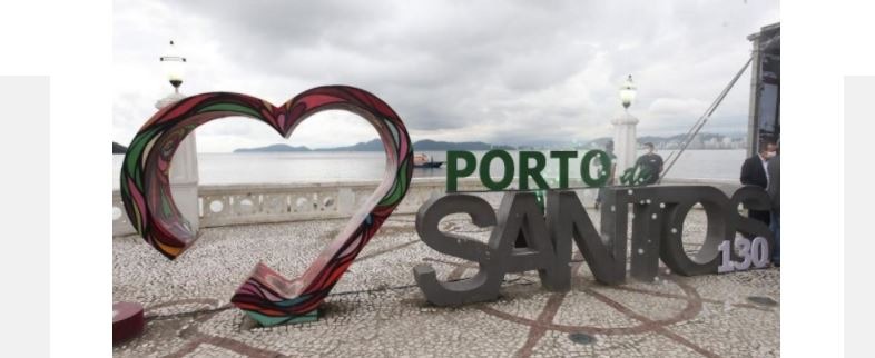 ATUALIDADES: Intervenção artística marca início das comemorações dos 130 anos do Porto de Santos