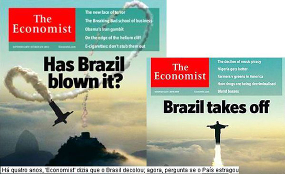 ‘Economist’ pergunta se o Brasil ‘estragou tudo’