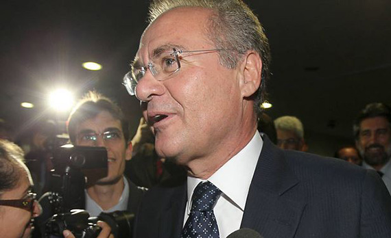 Renan Calheiros é reeleito presidente do Senado